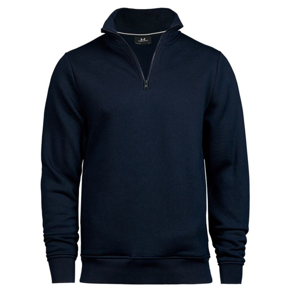 Tee Jays Mens Half Zip Sweatshirt / Navy